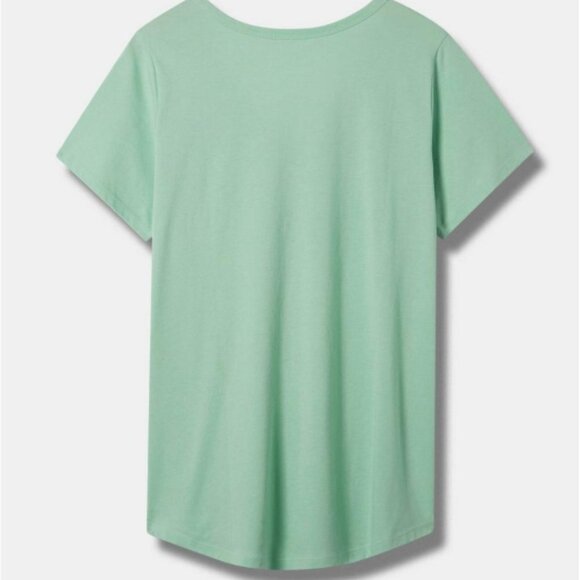 Torrid NWT Girlfriend Signature Jersey V-Neck Tee, Classic Fit - Picture 2 of 6